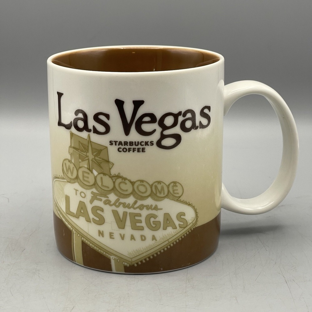 Starbucks Mug Las Vegas Collectors Series 16oz Coffee Cup Global 2010 Nevada